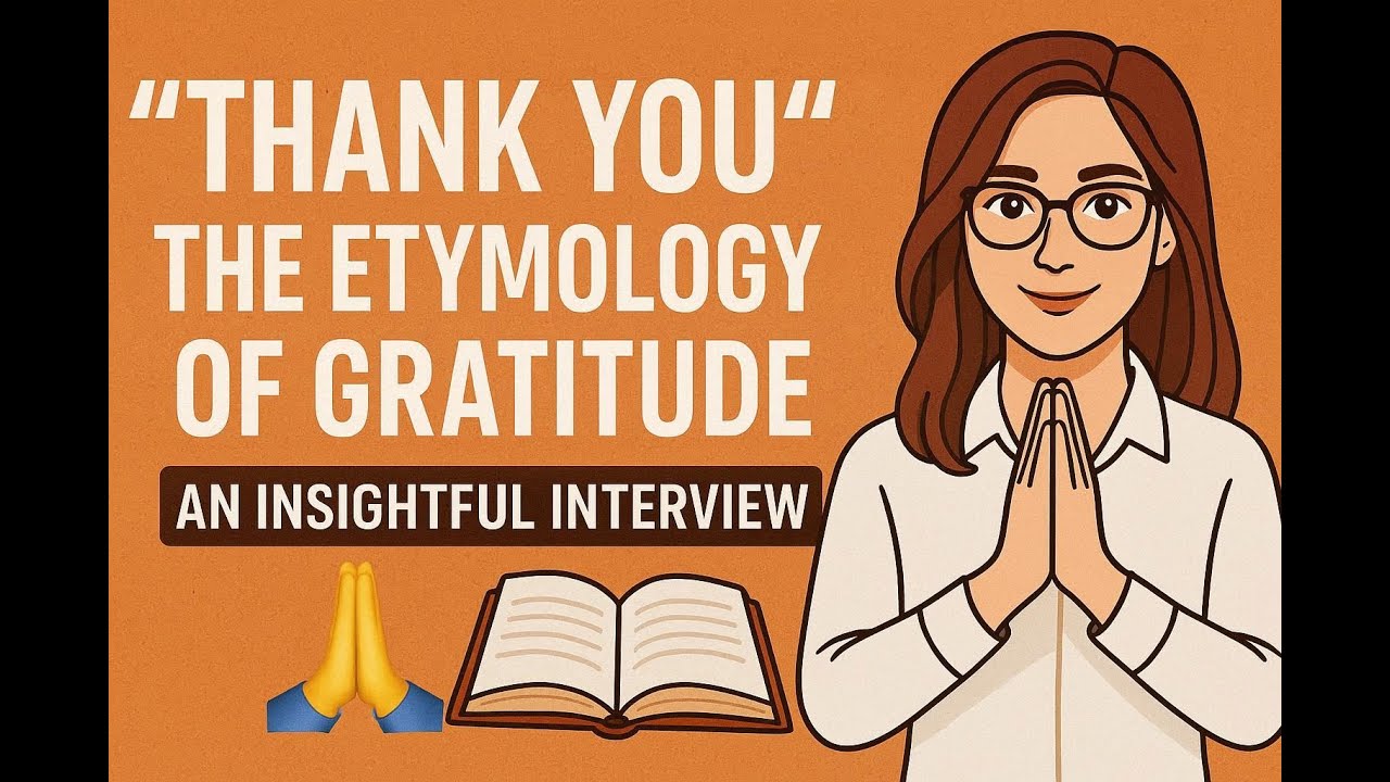 Thank You” – The Etymology of Gratitude | An Insightful Interview 🙏📖
