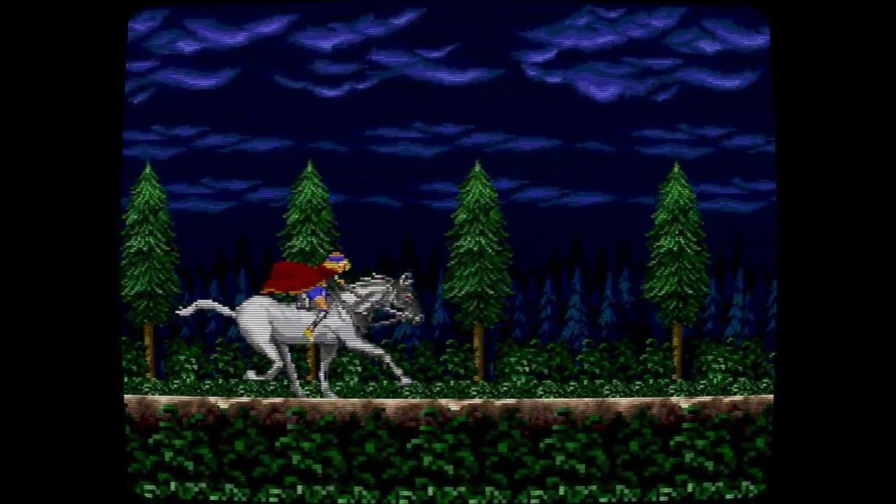 2026 Castlevania: SotN Mega Drive & Genesis Horse Level work in progress from Pigsy test play