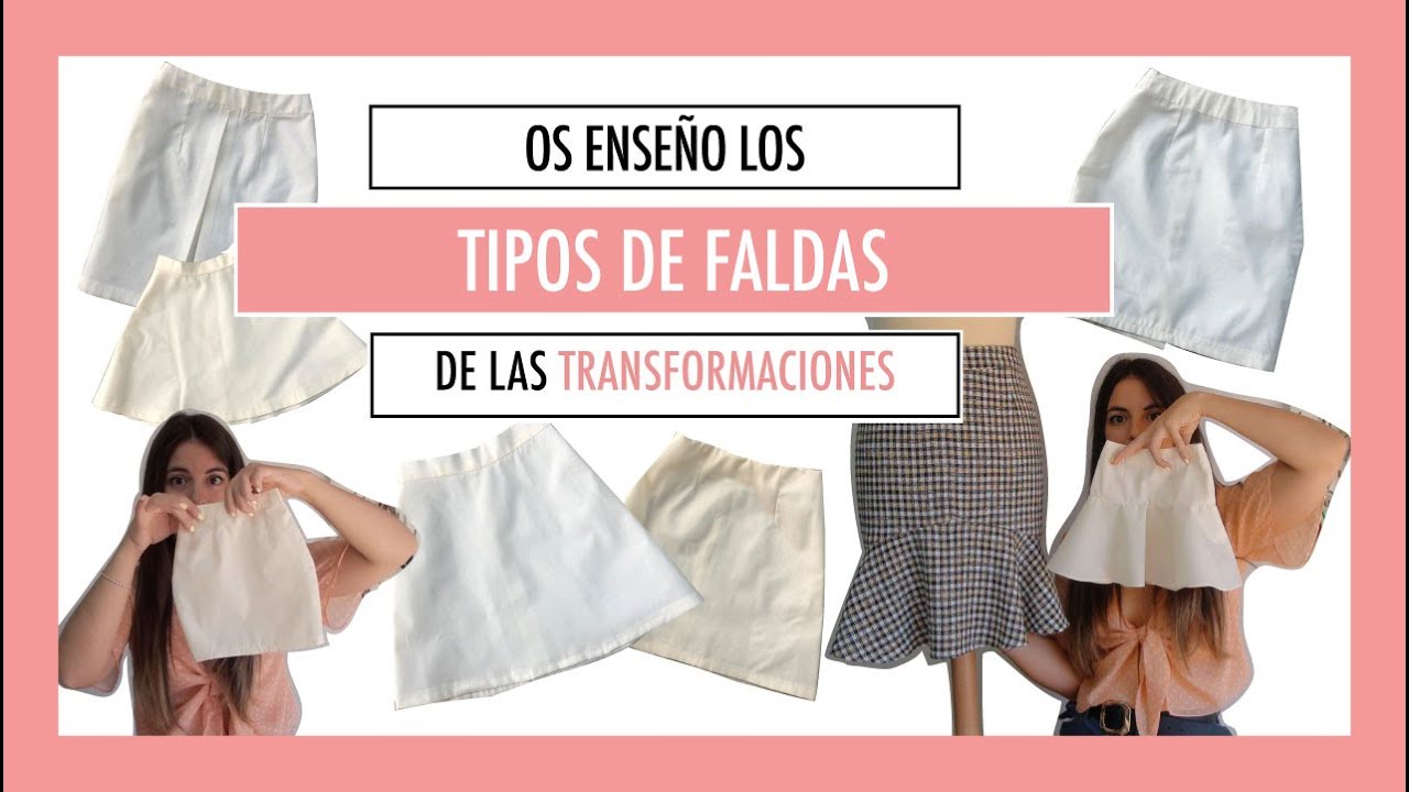 OS ENSEÑO LAS FALDAS QUE HEMOS APRENDIDO A TRANSFORMAR EN PATRONAJE