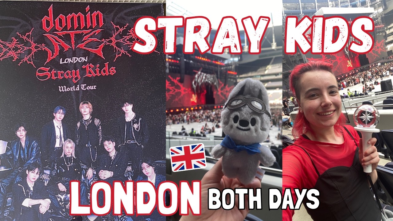 I saw STRAY KIDS at Tottenham Hotspur Stadium in London! (DominATE World Tour)