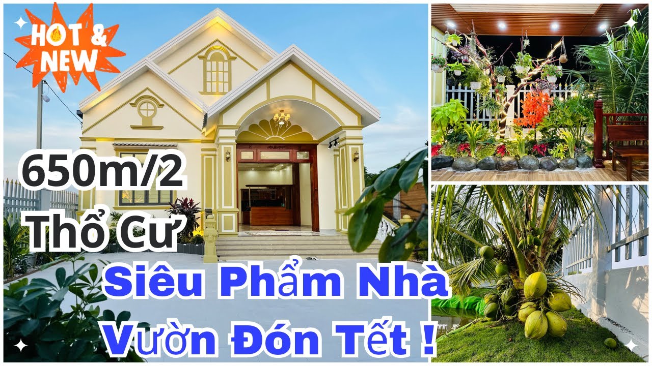 ✅Siêu Phẩm Biệt Thự Vườn Kế Bình Chánh TPHCM 650m/2 Thổ Cư !Nhiều Cây Trái |Nhà Đất Bình chánh