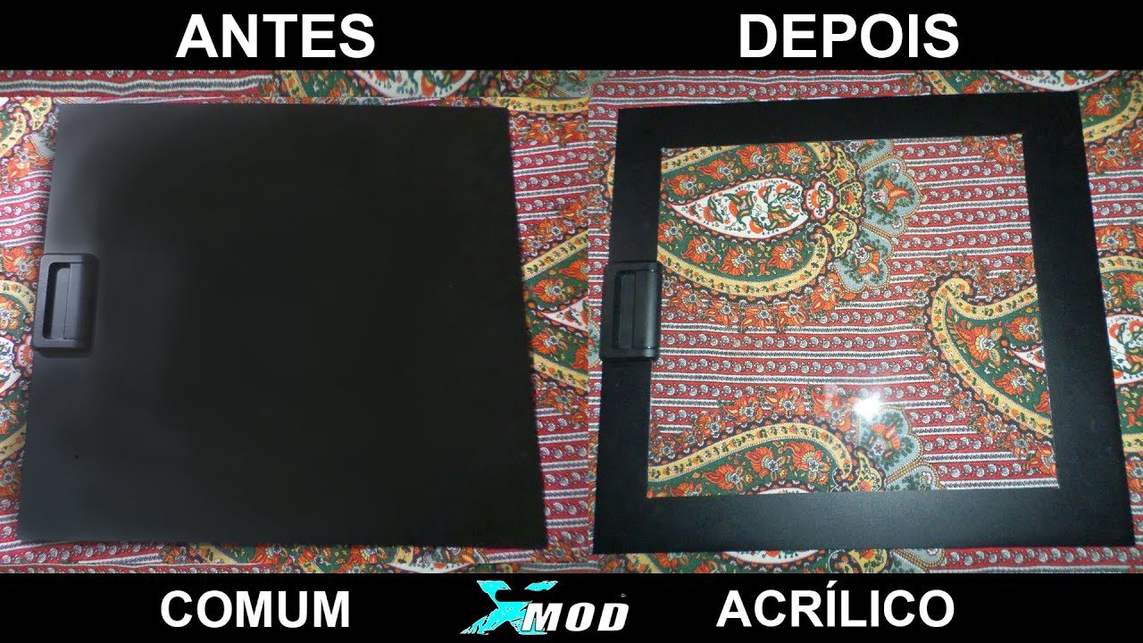 COMO FAZER UMA LATERAL DE ACRÍLICO NO COMPUTADOR (Xmod)