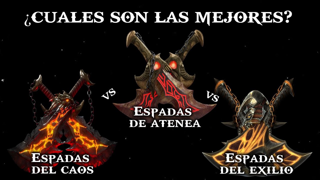 ¿CUÁLES son las MEJORES ESPADAS en GOD OF WAR? | JormundGamer21