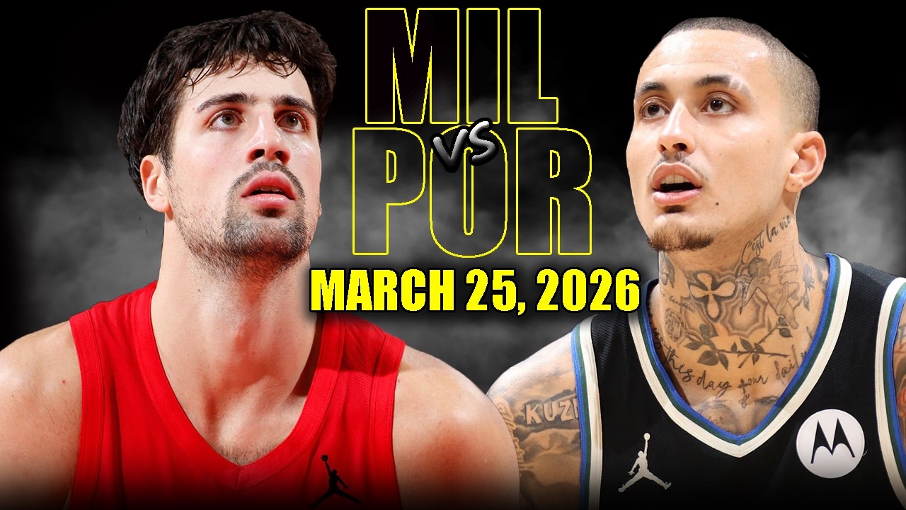 Milwaukee Bucks vs Portland Trail Blazers Full Game Highlights &ndash; March 25, 2026 | NBA Season