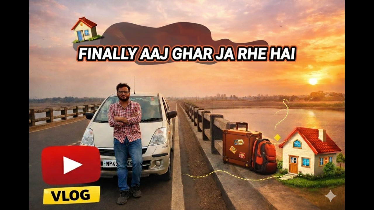 Itne Dino Baad Ghar 🏠 | 150 KM Road Trip Vlog 🚗| Full Journey 😍😍