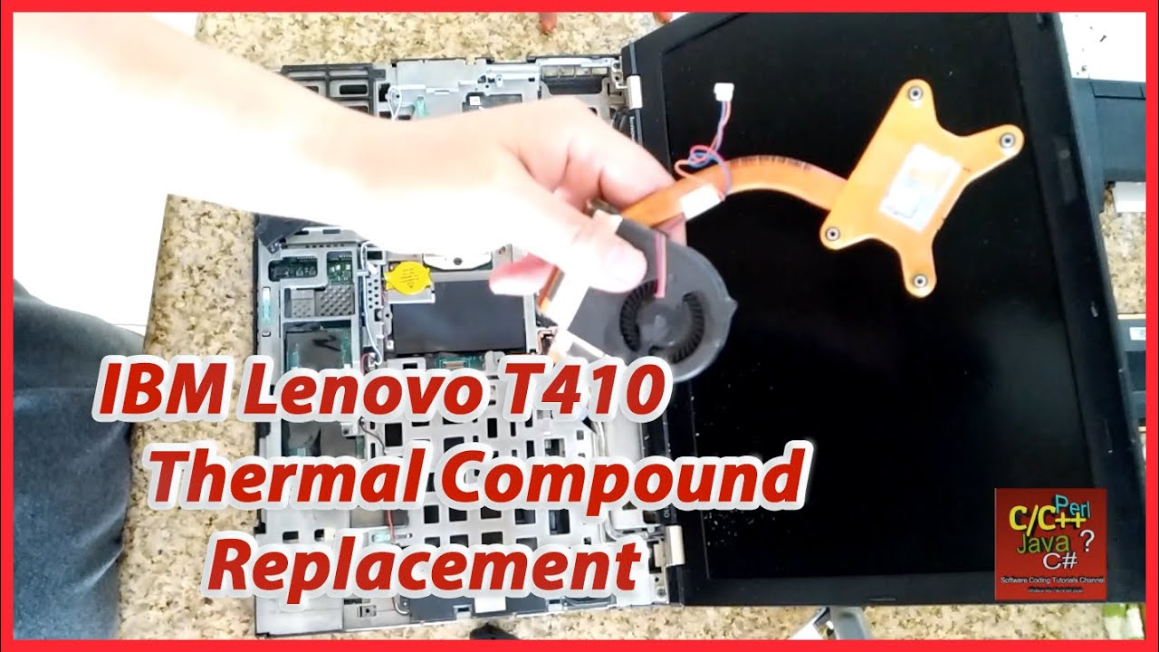 HowTOs:  Lenovo T410 Disassembly and Thermal Compound Replacement