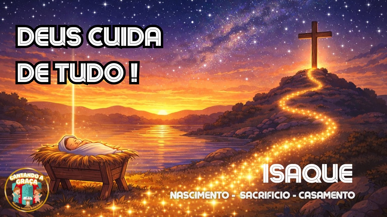 Deus cuida de tudo - Louvor infantil - História de Isaque