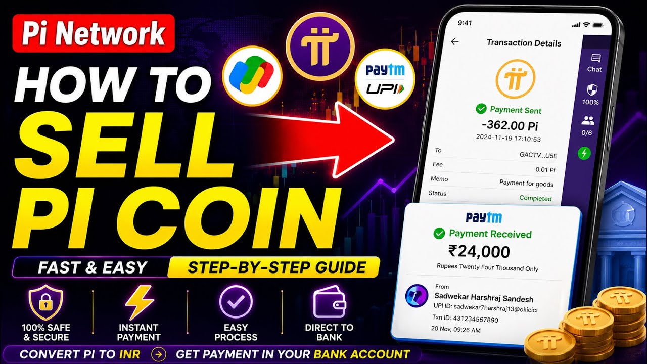 How To Sell Pi Coin 2026 | Pi Coin to Bank Account Transfer | Pi Network Withdrawal Step-by-Step✅