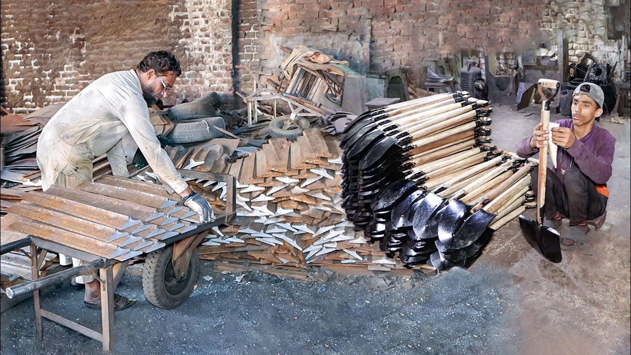 Amazing Process of Making Garden Shovel | Factory Manufacturing Process