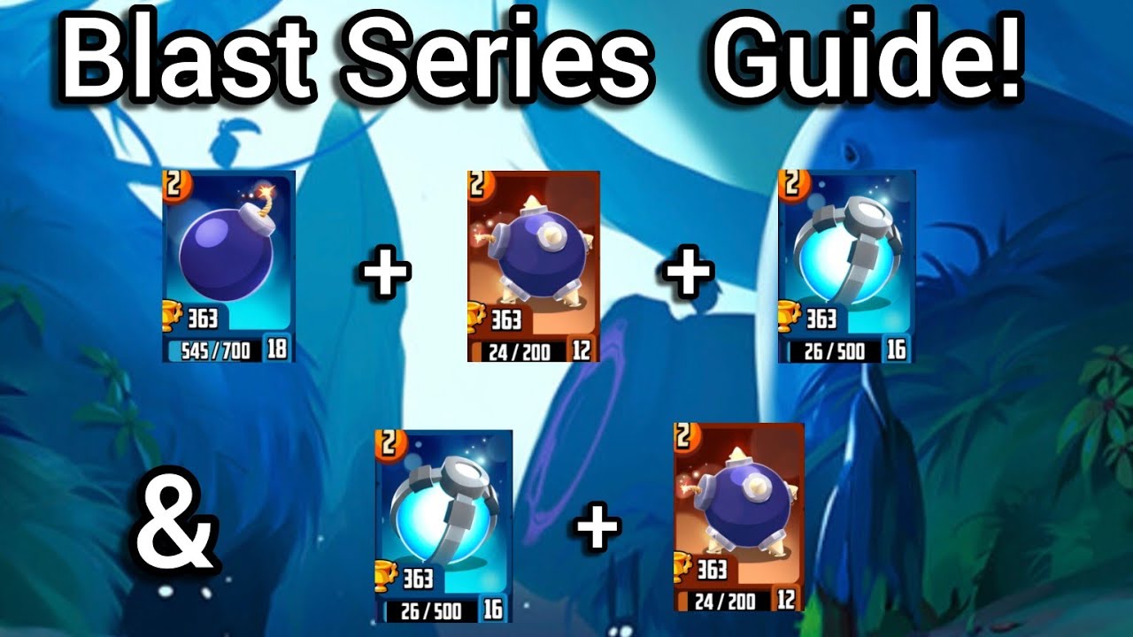 Blast Series Guide: Plain bomb, Sitcky & Blast grenade. And: Blast Grenade & Sticky
