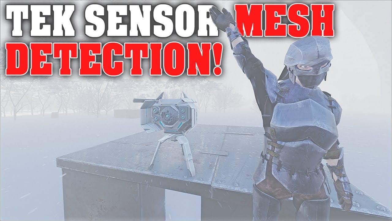 The Tek Sensor And How to Use it! Mesh Detection? | Ark Tutorials