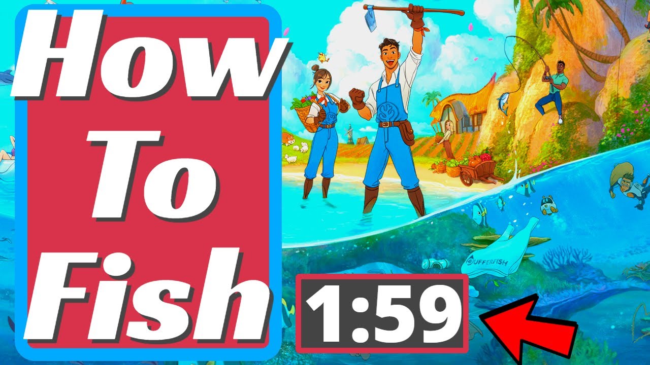 How to Fish in Coral Island