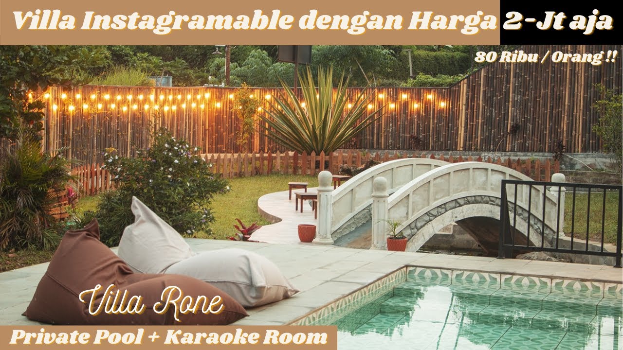 VILLA PUNCAK BOGOR || VILLA RONE || REVIEW VILLA || VILLA INSTAGRAMABLE || THE VILLAS 100