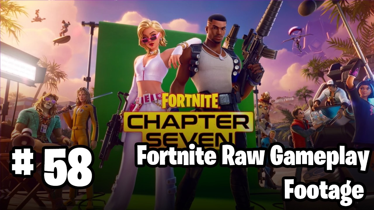 Fortnite Chapter 7: Season 1 - Random Raw Gameplay 58 (No Commentary)