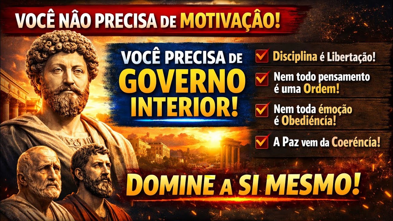 VOCÊ NÃO PRECISA DE MOTIVAÇÃO.PRECISA DE GOVERNO INTERIOR | ESTOICISMO