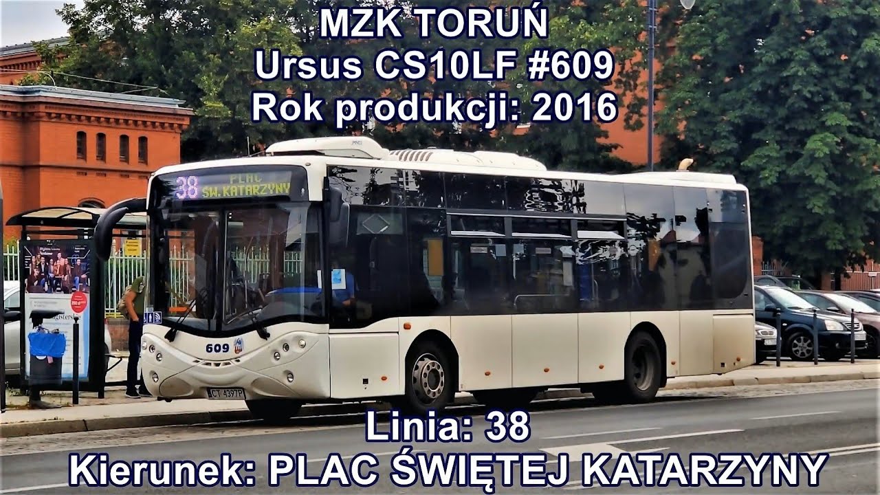 MZK Toruń - Linia 38, Ursus CS10FL #609
