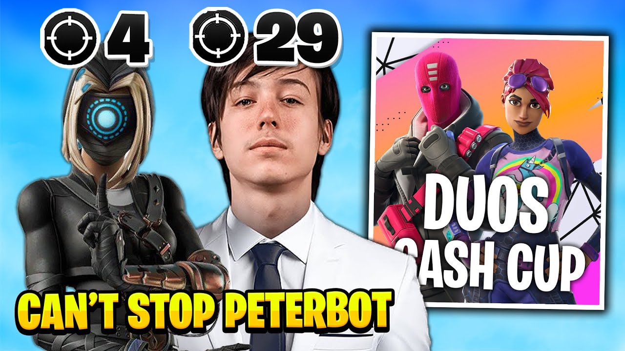 PeterBot Puts Skqttles on His BACK and WINS the Duos Cash Cup
