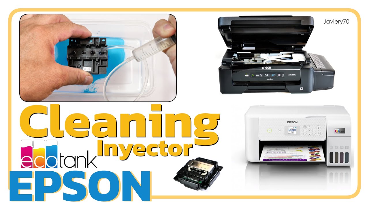 ЭПСОН Экотанк | Как почистить сопла печатающей головки Epson