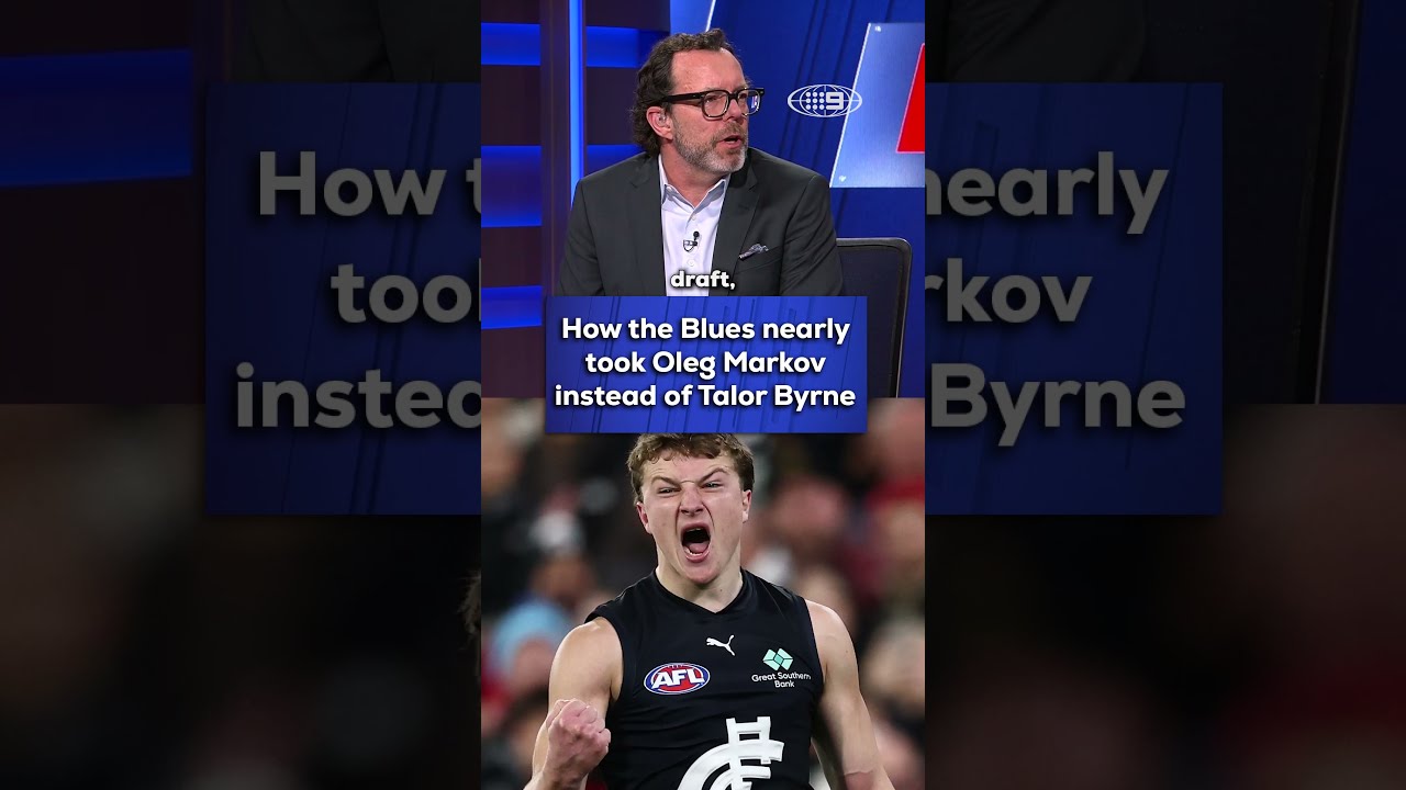 How the Blues nearly opted against drafting emerging young gun 📝 #AFL #Footy