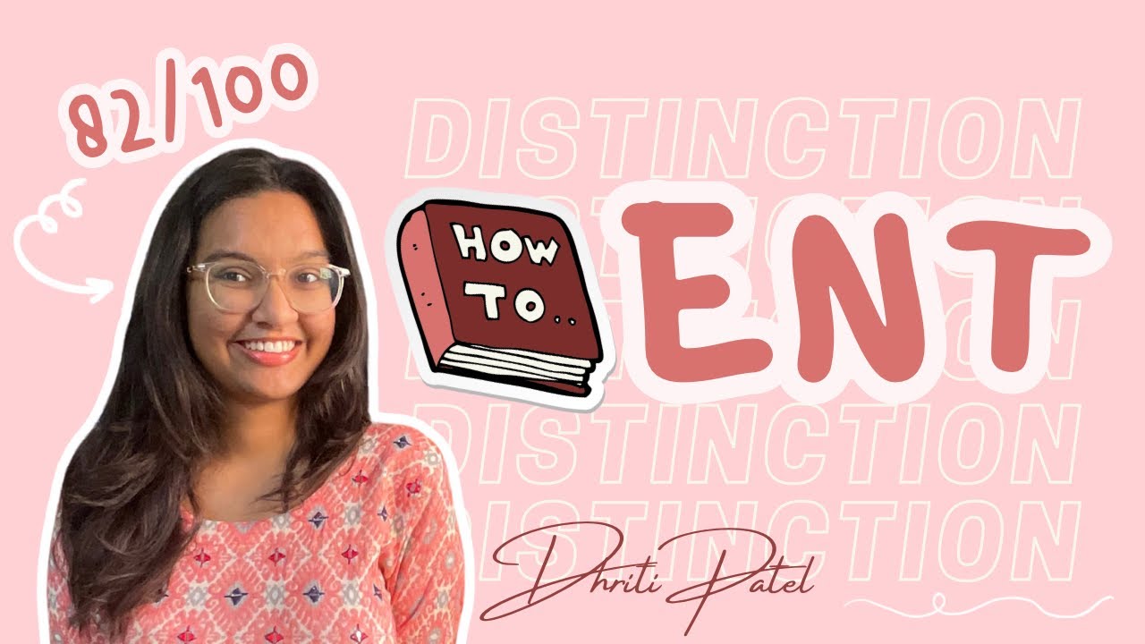👂🏻How To Get A Distinction in ENT ⚡| Third Year MBBS | How to Study ENT | Medical Student 🩺🥼 #mbbs
