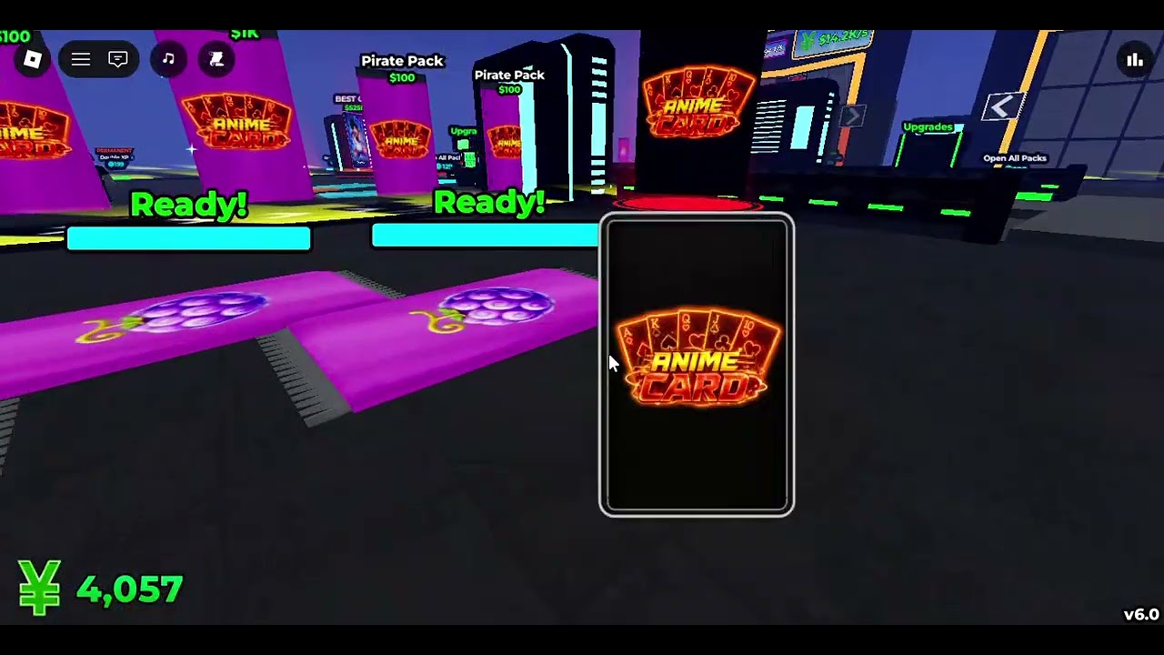 PLAYING ANIME CARD COLLECTION ON ROBLOX - Ep 1