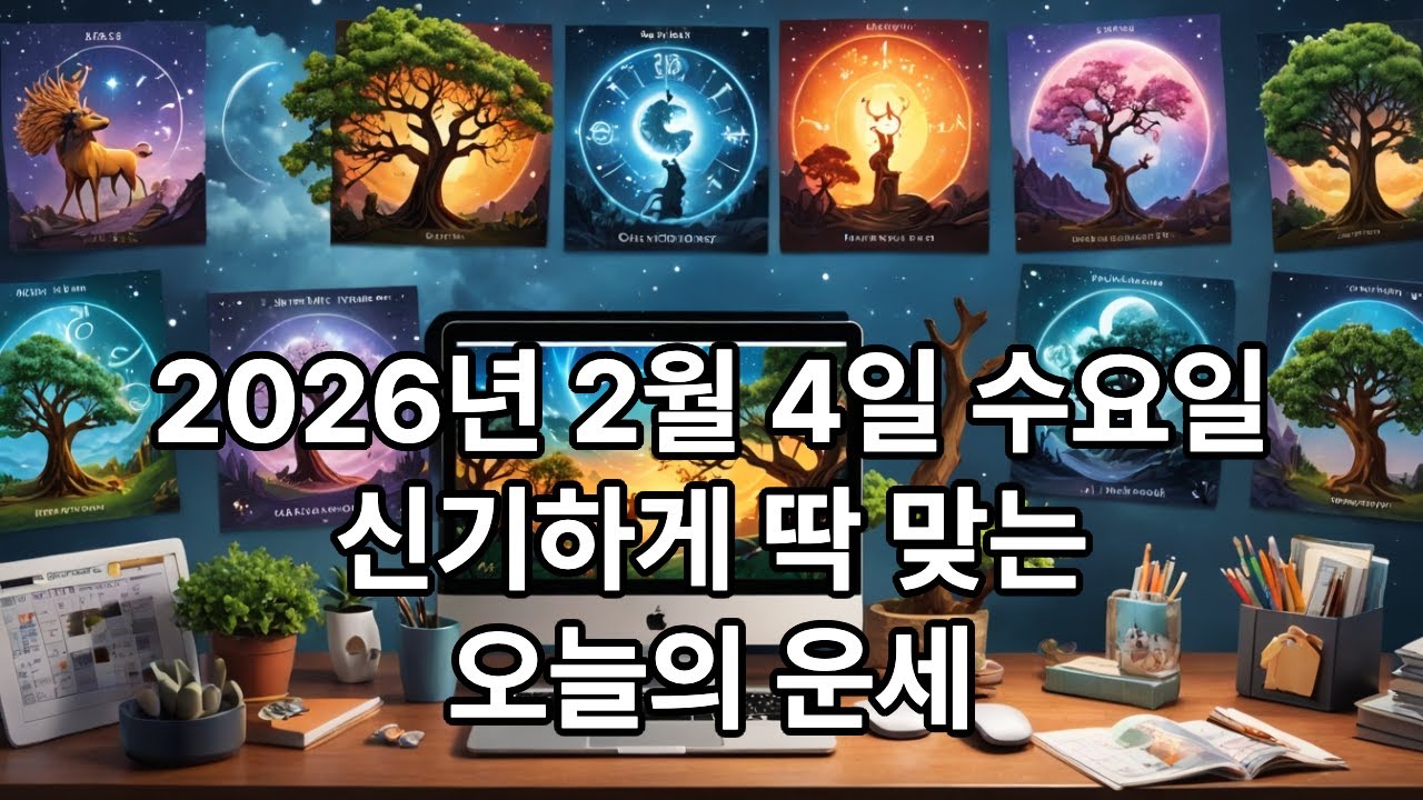 오늘의 운세 (2026년 2월 4일 수요일) #오늘의운세 #오늘의띠운세 #DailyHoroscope
