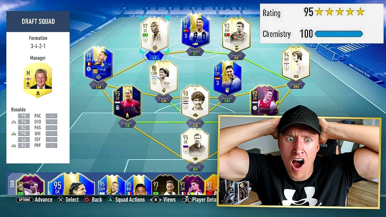 ACTUALLY A 195 FUT DRAFT! FIFA 19