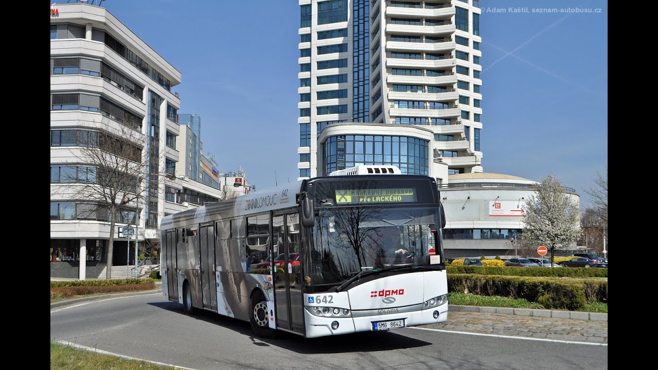 Olomoucké Autobusy: Výluková linka 20 = Tržnice - Chomoutov, Škola [Solaris Urbino 12 s ev.č.:642]