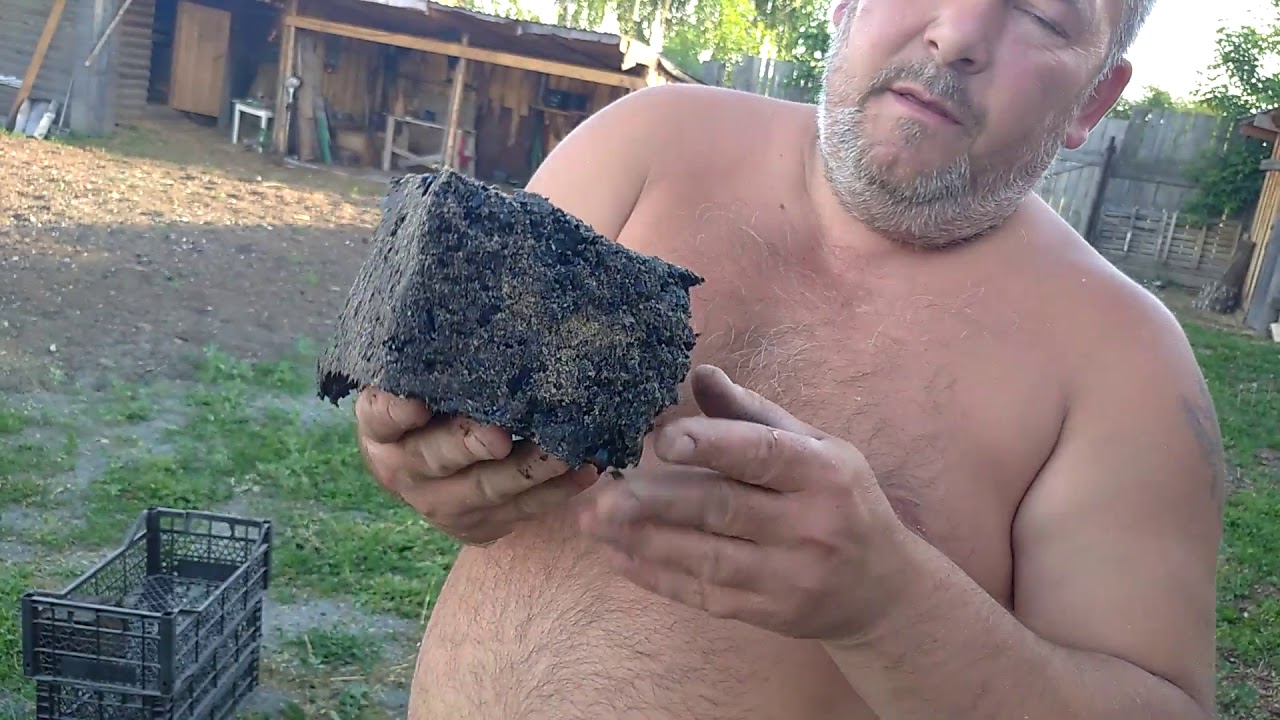 Самодельные Топливные брикеты из угля и картона