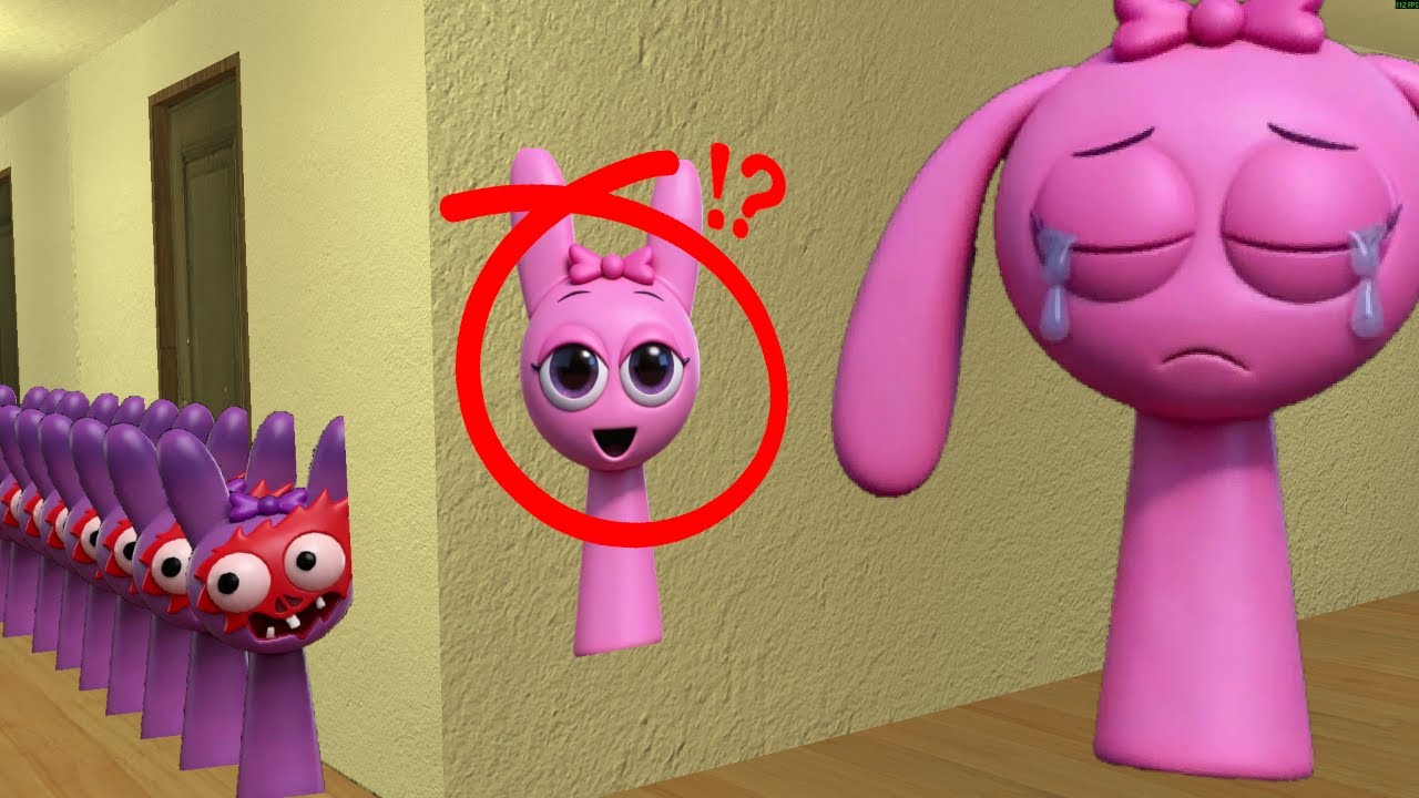 Sad 4K SPRUNKI Pinki Wants me to Find Mini 4K SPRUNKI Pinki!