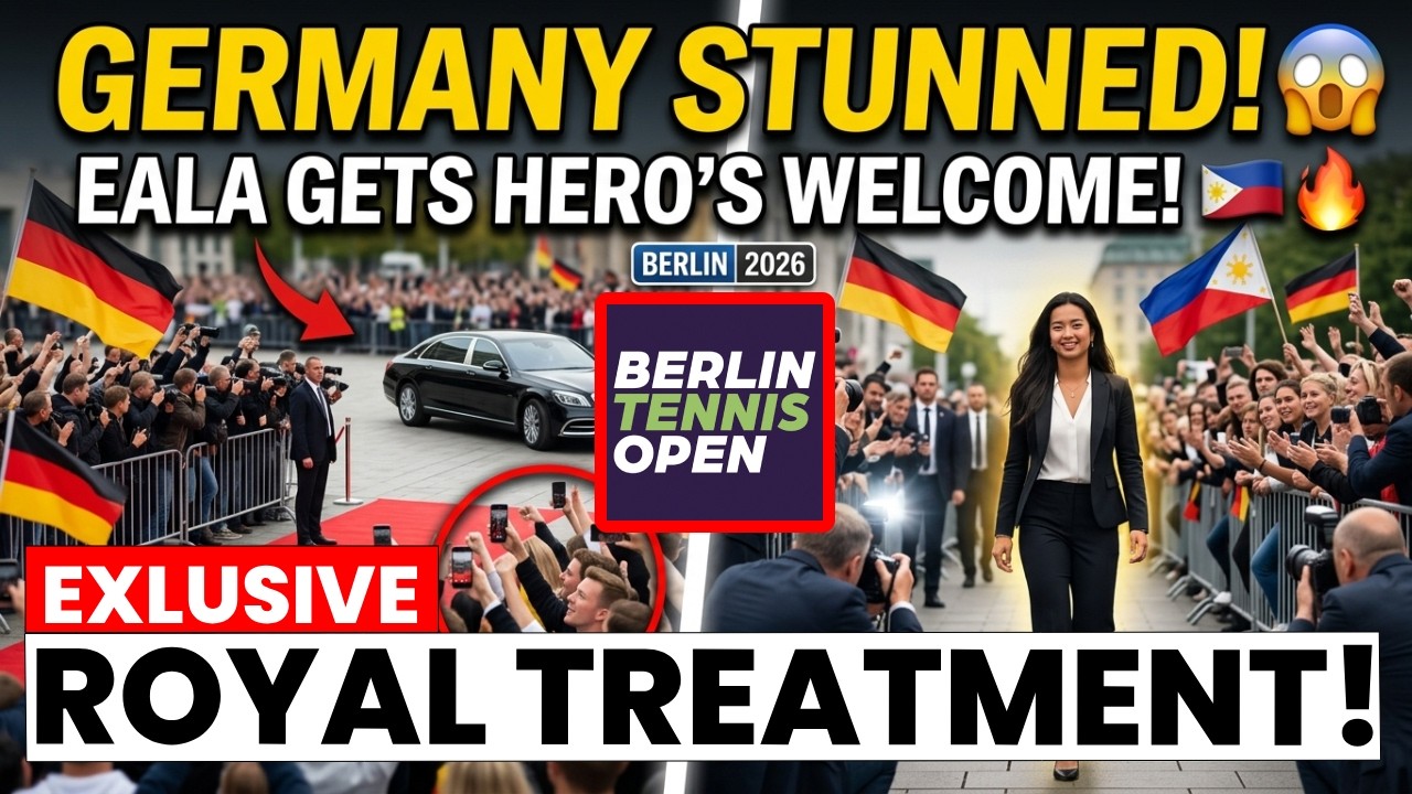 UNBELIEVABLE! Alex Eala Treated Like a Superstar Before Berlin Open 2026 😱