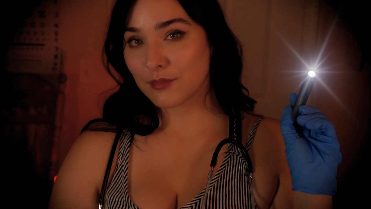ASMR Cranial Nerve Exam with New Triggers 🩺Medical Roleplay with Realistic Head Movements