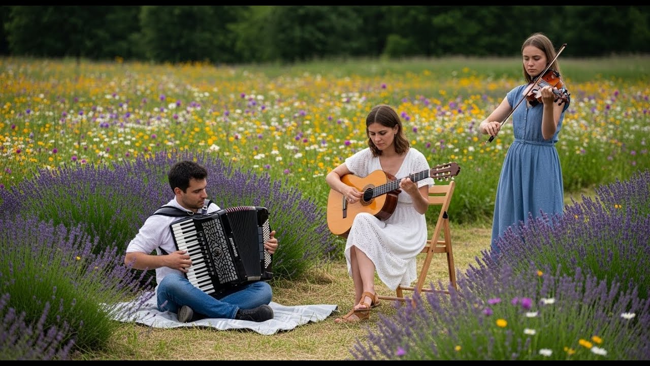 Relaxing Bossa Nova and Latin Chill with Accordion and Guitar for Warm Mediterranean Evenings