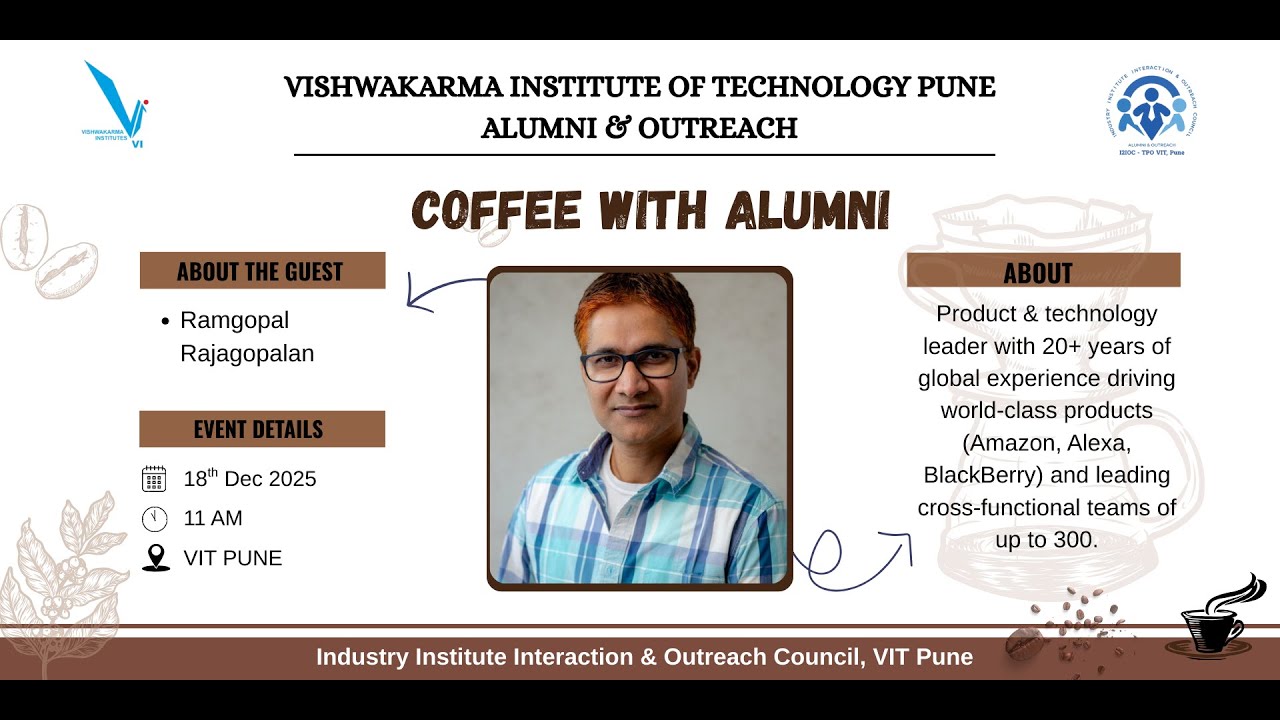 ☕ Coffee with Alumni – Episode 2 | Insights with Mr. Ramgopal Rajagopalan