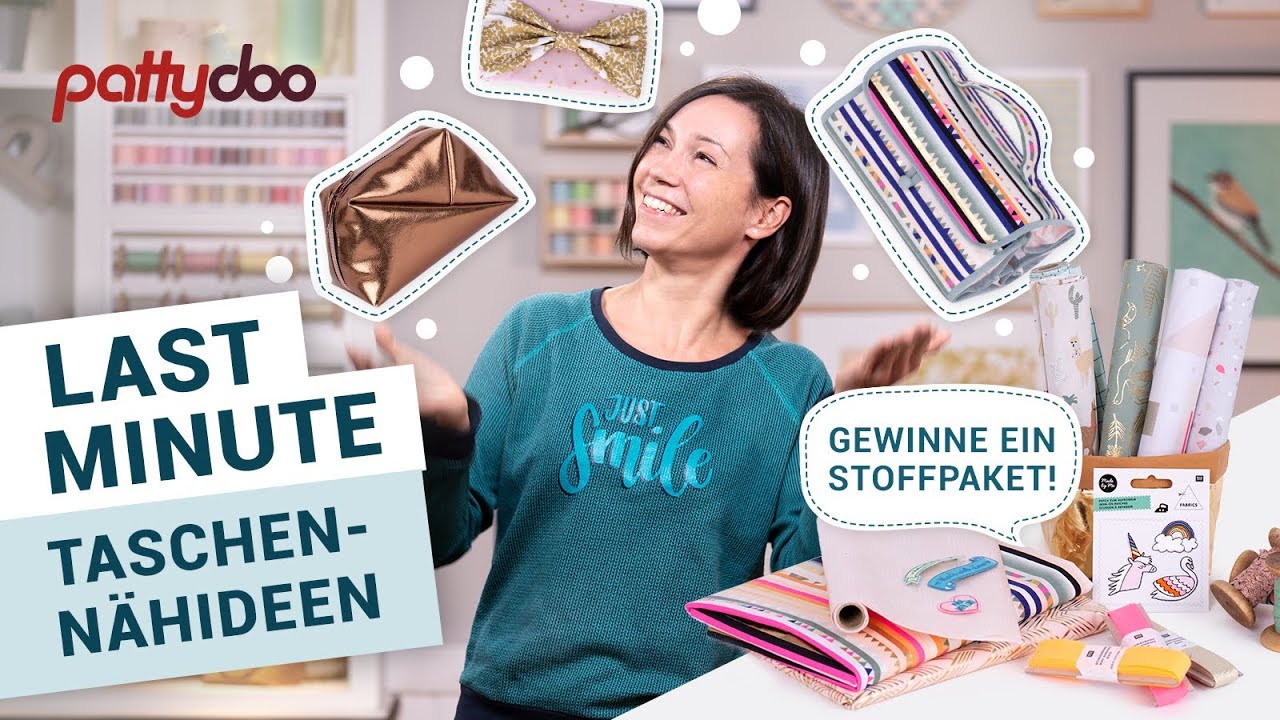 Last Minute Taschen Geschenke n&auml;hen | MIT VERLOSUNG #pattydoo