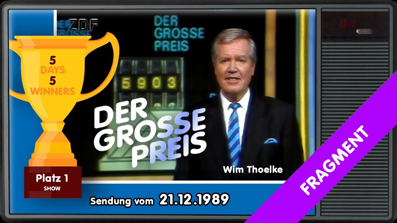Der große Preis mit Wim Thoelke vom 21.12.1989