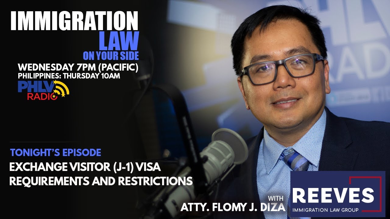 Exchange Visitor (J-1) Visa...tonight on #ImmigrationlawOnYourSide