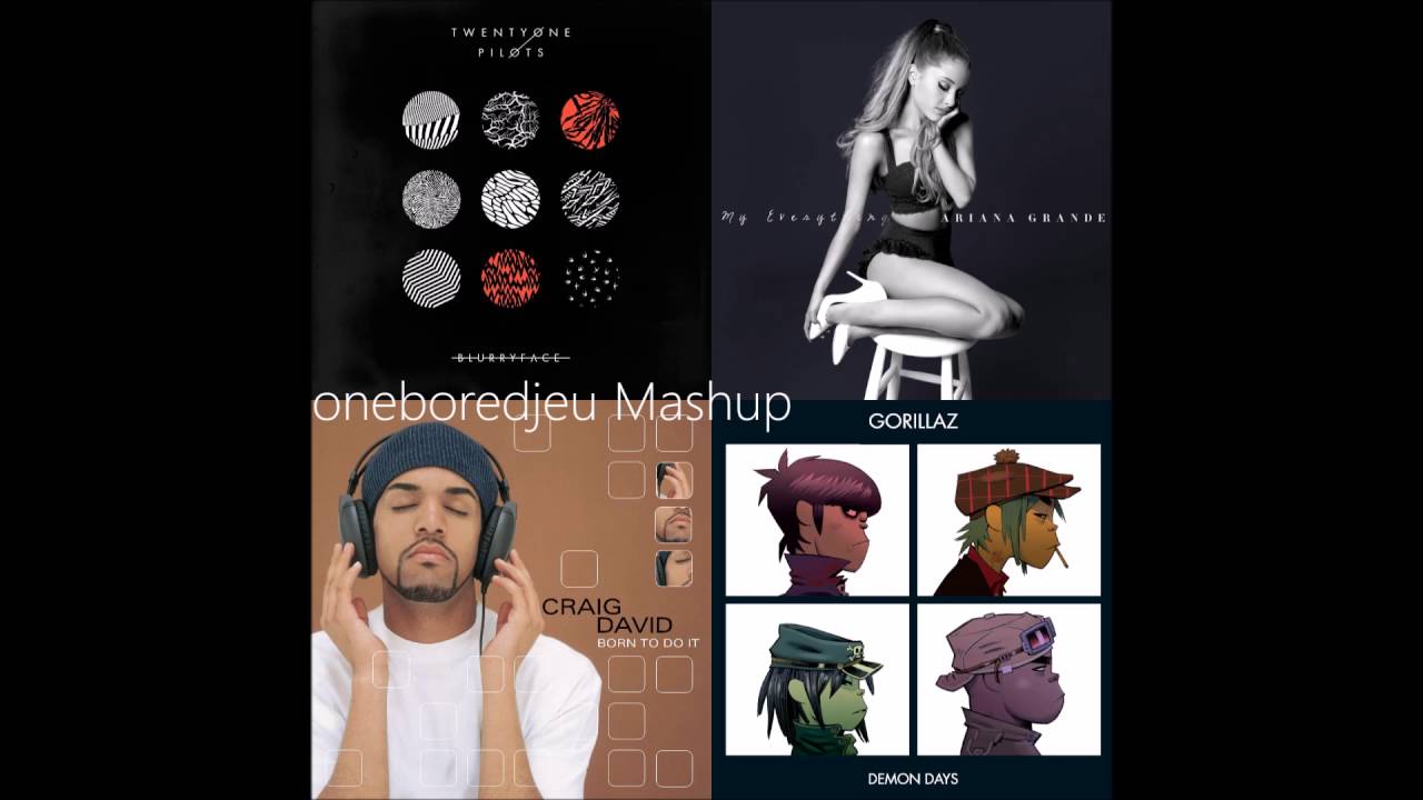 Stressed Out November - twenty one pilots vs. Ariana Grande, Craig David, & Gorillaz (Mashup)