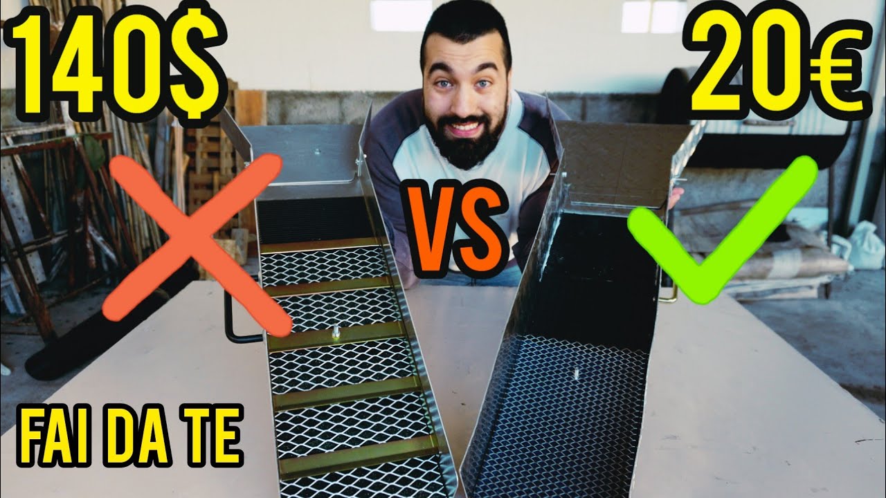 ⛏️COME CERCARE ORO⛏️ Costruire una CANALETTA con meno di 100€, la mia attrezzatura PT1