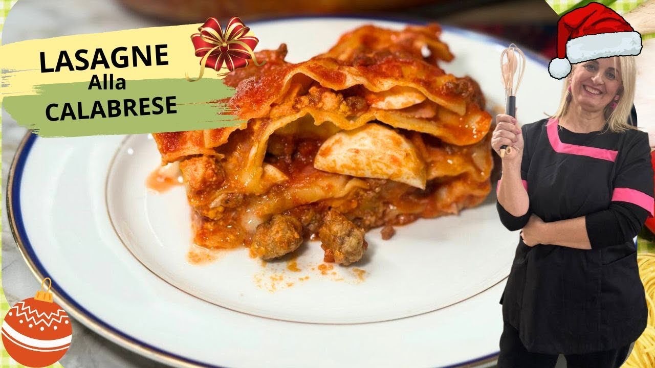 LASAGNE ALLA CALABRESE CON POLPETTINE E UOVO SODO - RICETTA DELLA TRADIZIONE 