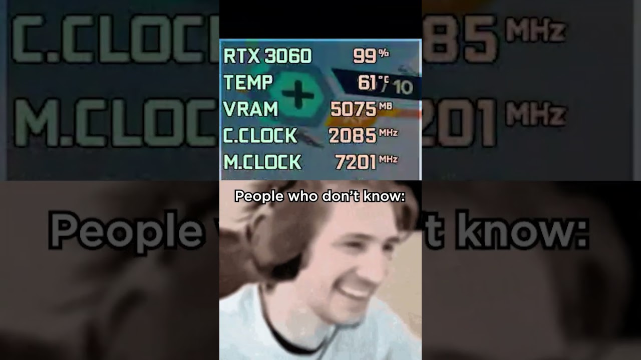 GPU 99% usage temp only 60&deg;C? #rtx3060laptop #gaming #3060m #rtxon #rtx #laptopgpu