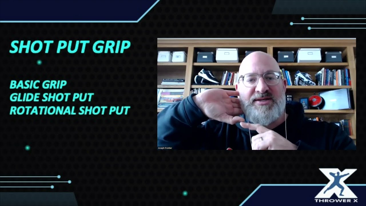 How to Grip  The Shot Put for Glide and Rotational Shot Put :Thrower X and https://throwspro.com/