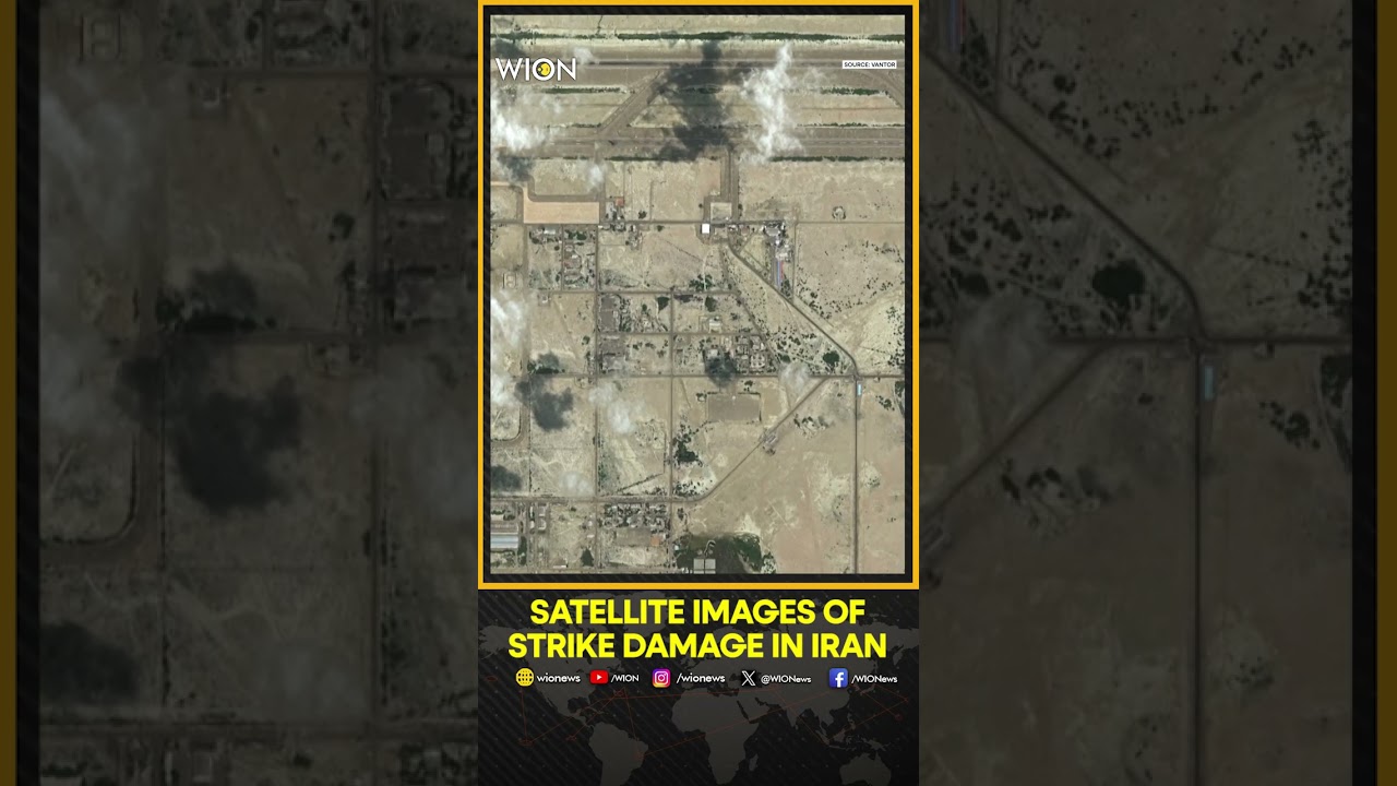 Satellite Images Show Damage from Strikes Across Iran and Tehran | WION