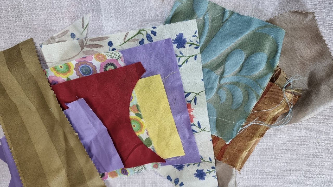 Sewing Projects For Scrap Fabric #23-1 / DIY patchwork for beginners