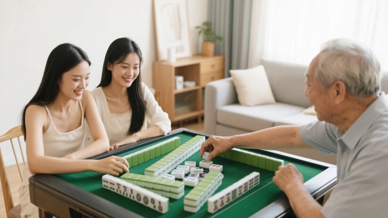 大爷来到美女家中，今天不许耍赖，一局定胜负，输了就跟我回家！【丫头麻麻】