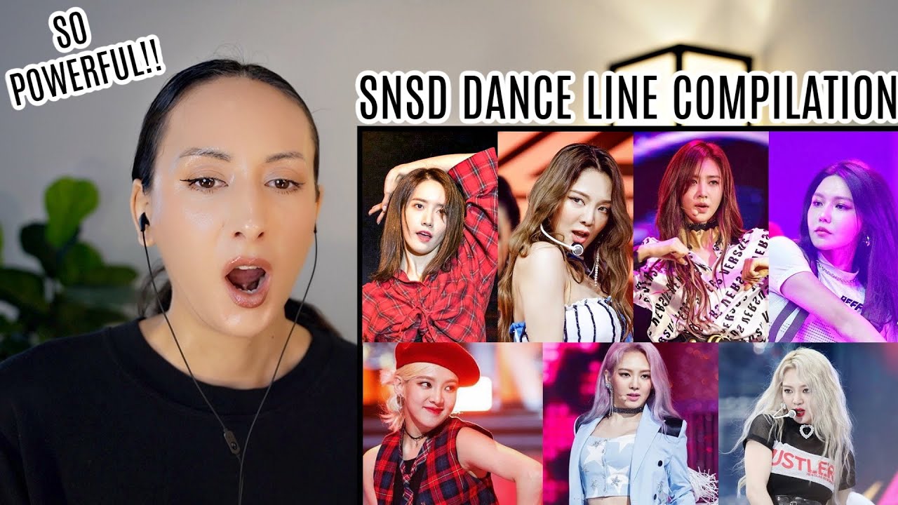 Girls' Generation SNSD's dance line dancing skills + Hyoyeon legendary dance compilation REACTION
