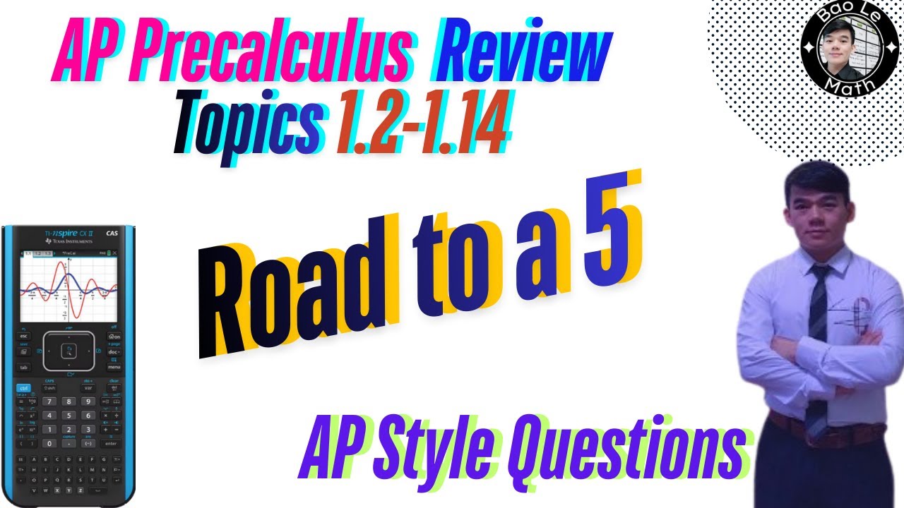 AP Precalculus Review | Topics 1.12–1.14 | Transformations & Modeling with TI-84 CE & TI-Nspire