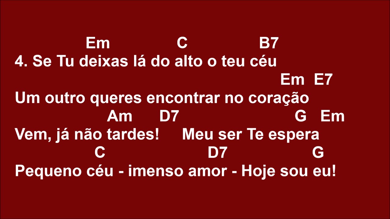 [COMUNHÃO] TENHO SEDE