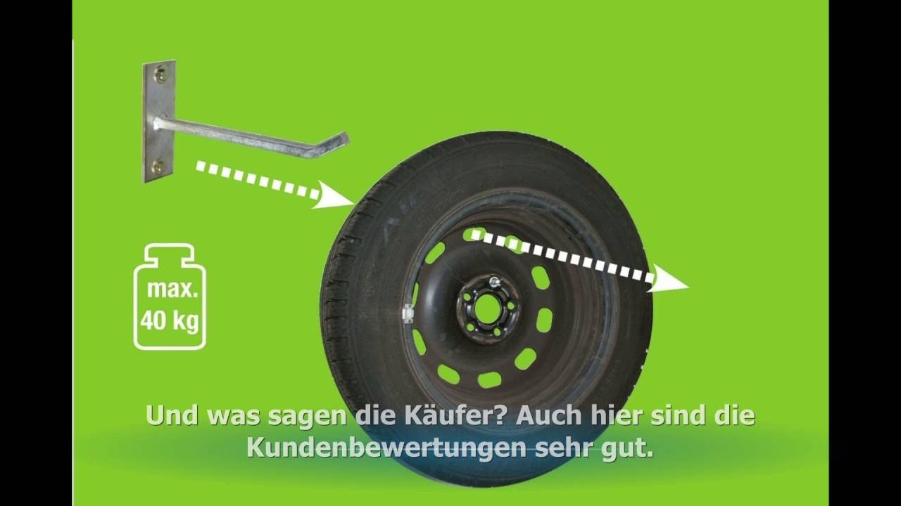 Reifen-Wandhalterungen: die BESTEN 2017!
