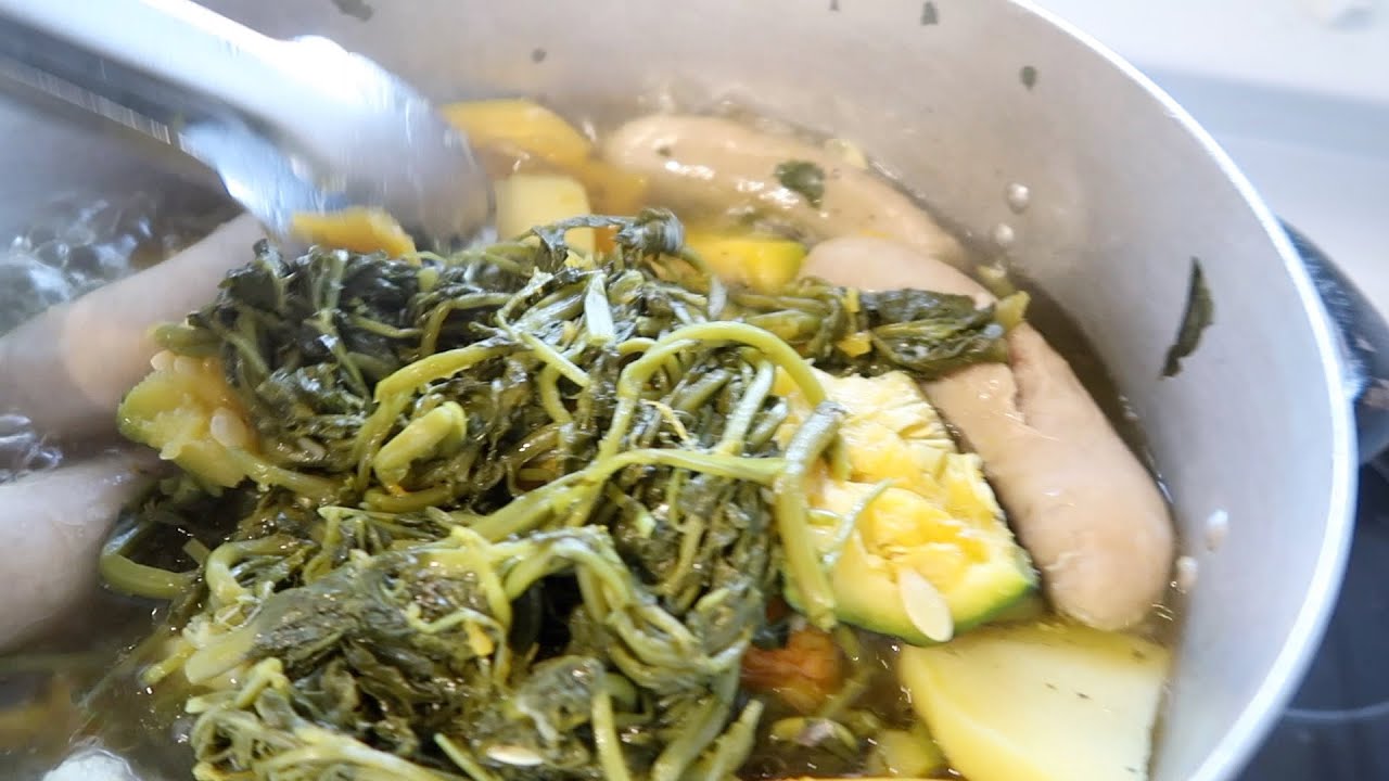 A Sweet Watercress Māori 'Boil Up' - First For The Year!!